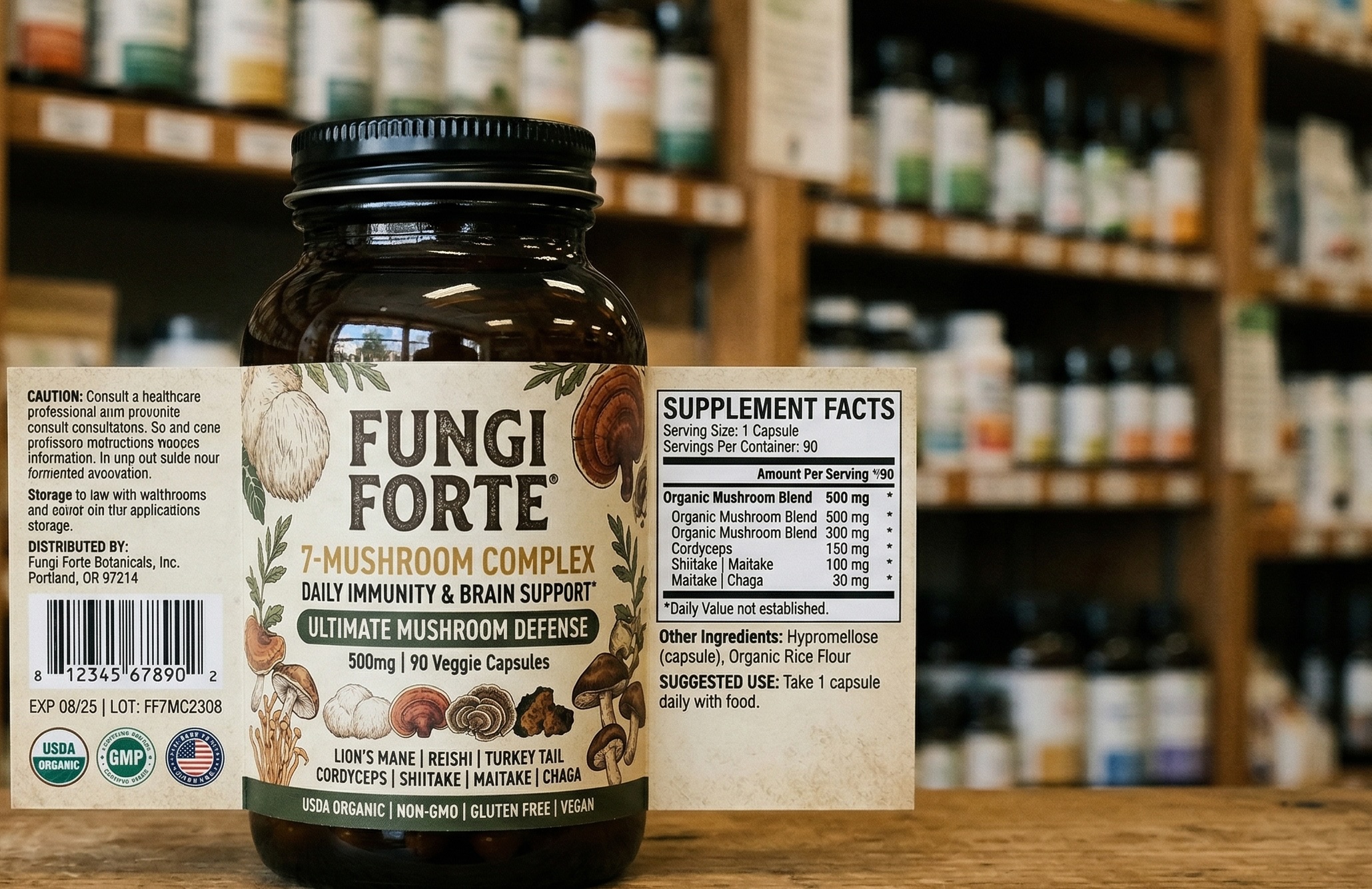 Read a Mushroom Supplement Label